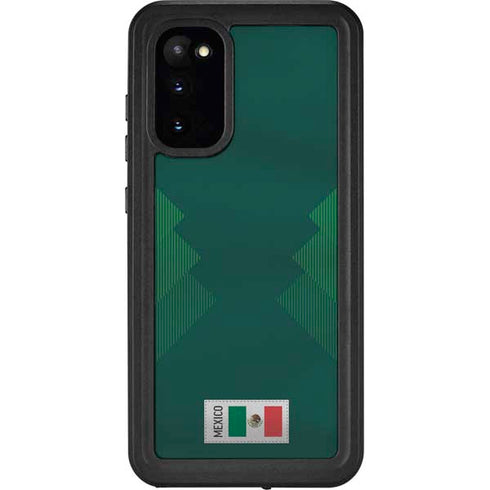 Mexico Soccer Flag Galaxy S20 Waterproof Case